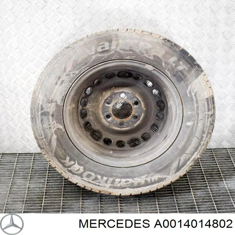 Do koszyka A0014019202 Mercedes Felgi stalowe (kute)