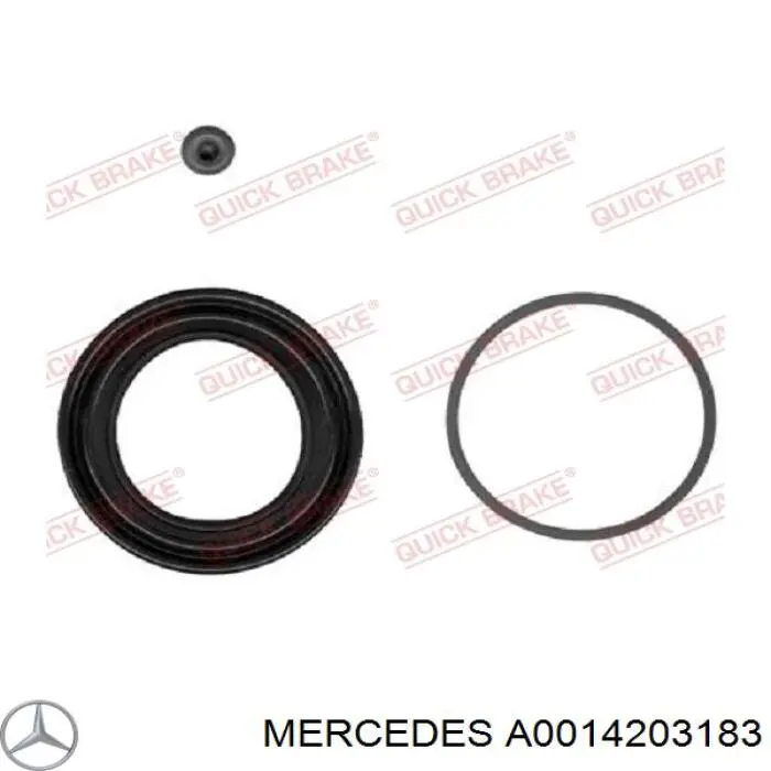 Zacisk hamulcowy przedni lewy Mercedes A0014203183 cena, od 54,48 USD