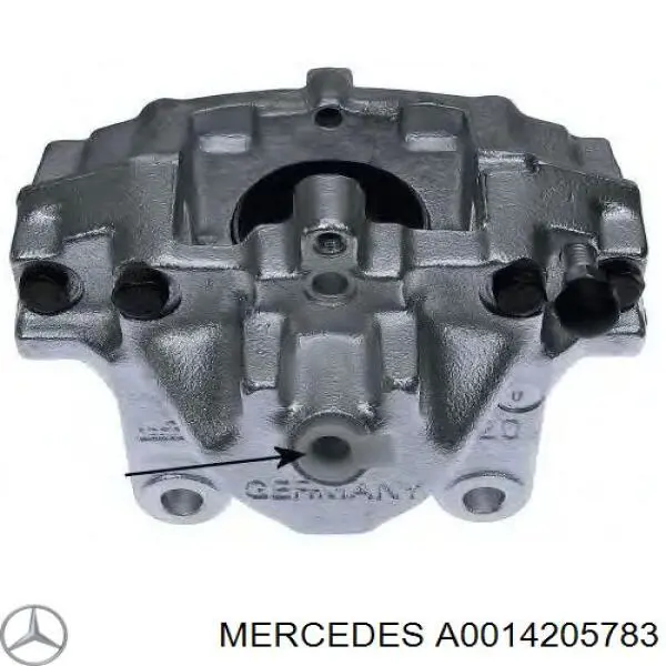 Do koszyka A0014205783 Mercedes Zacisk hamulcowy tylny lewy