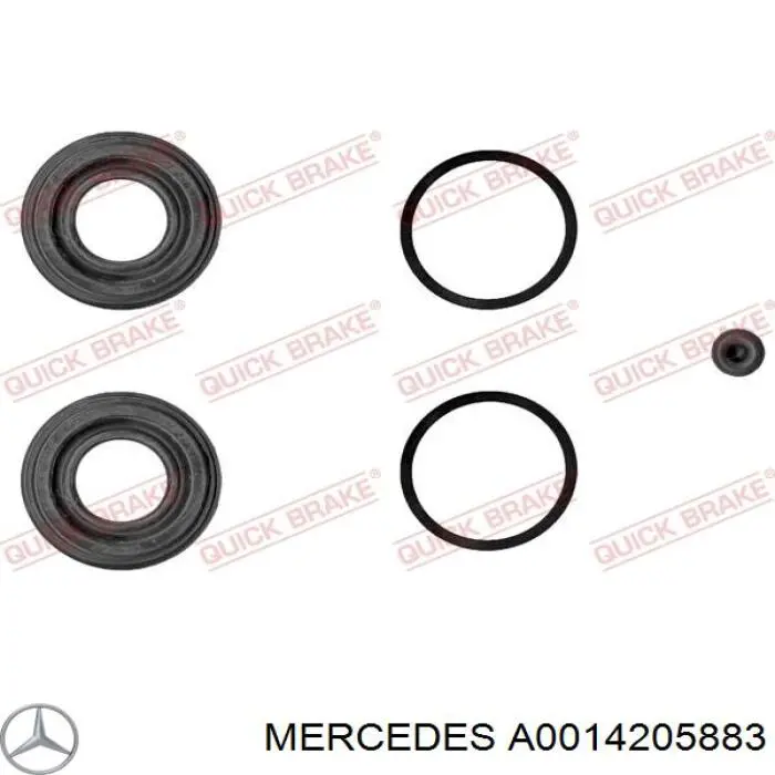 Do koszyka A0014205883 Mercedes Zacisk hamulcowy tylny prawy