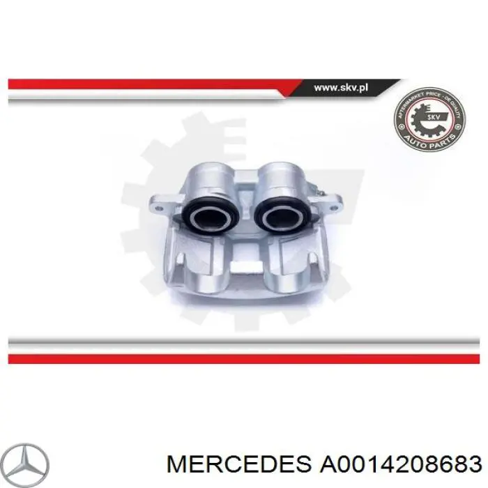 Zacisk hamulcowy przedni lewy Mercedes A0014208683 cena, od 75,67 USD