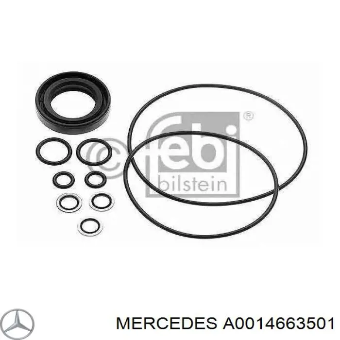 A0014663501 Mercedes Pompa wspomagania hydraulicznego kierownicy