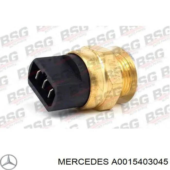 Do koszyka A0015403045 Mercedes Czujnik temperatury płynu chłodzącego (włączenia wentylatora chłodnicy)