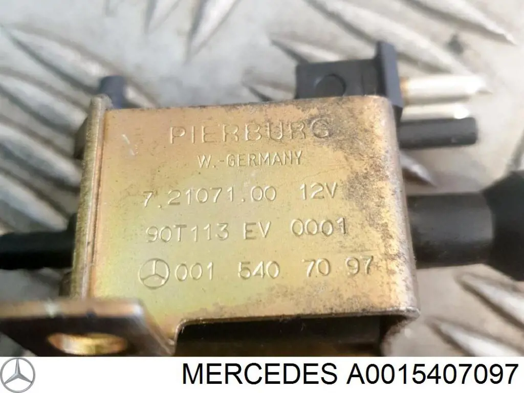 Przetwornik ciśnienia (solenoid) doładowania Mercedes A0015407097 cena, od 30,90 USD