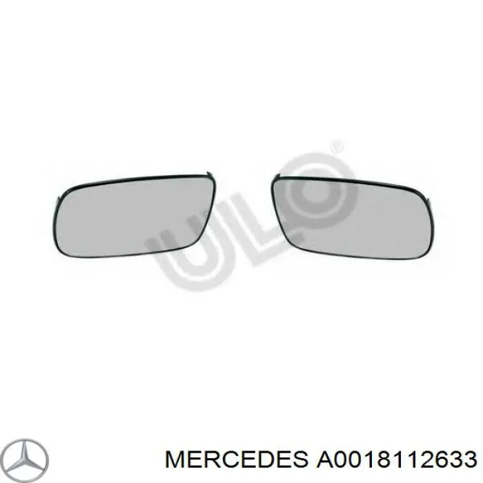 Do koszyka A0018112633 Mercedes Szkło lusterka wstecznego