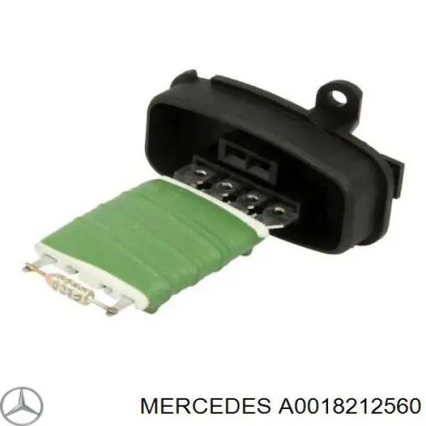 A0018212560 Mercedes Rezystor wentylatora nagrzewnicy (ogrzewacza kabiny)