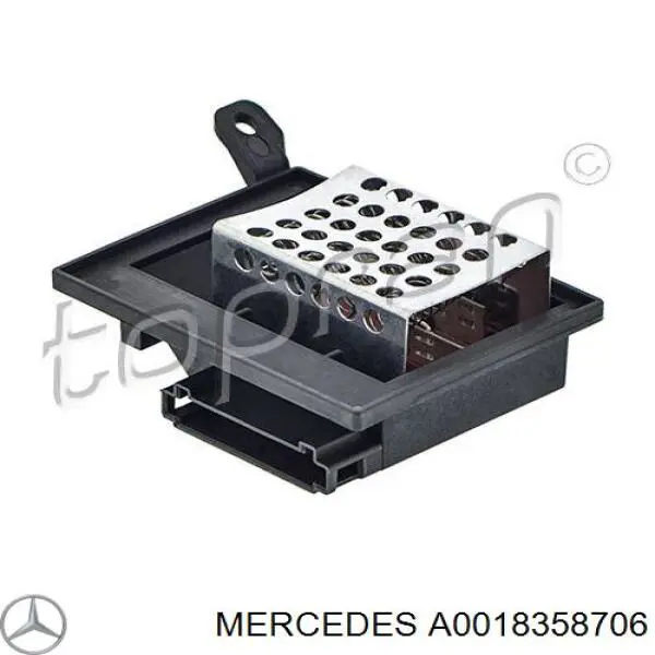A0018358706 Mercedes Rezystor wentylatora nagrzewnicy (ogrzewacza kabiny)