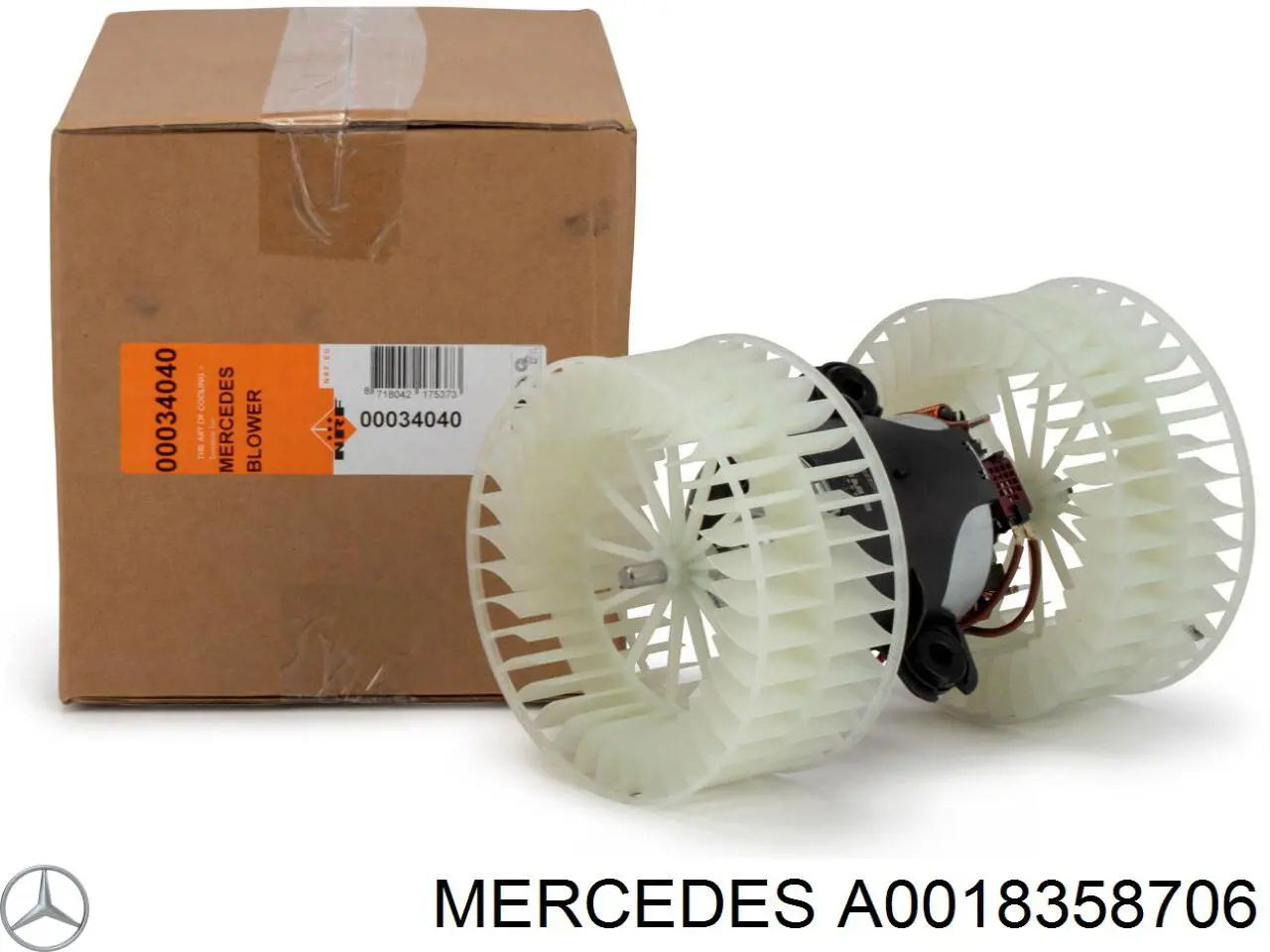 Do koszyka A0018358706 Mercedes Rezystor wentylatora nagrzewnicy (ogrzewacza kabiny)