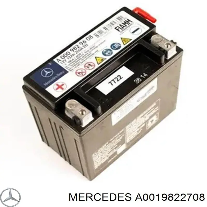 Bateria (akumulator) Mercedes A0019822708 cena, od 28,08 USD
