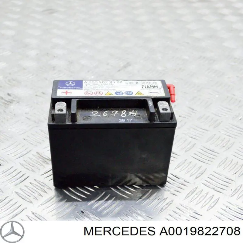 Do koszyka A0019822708 Mercedes Bateria (akumulator)