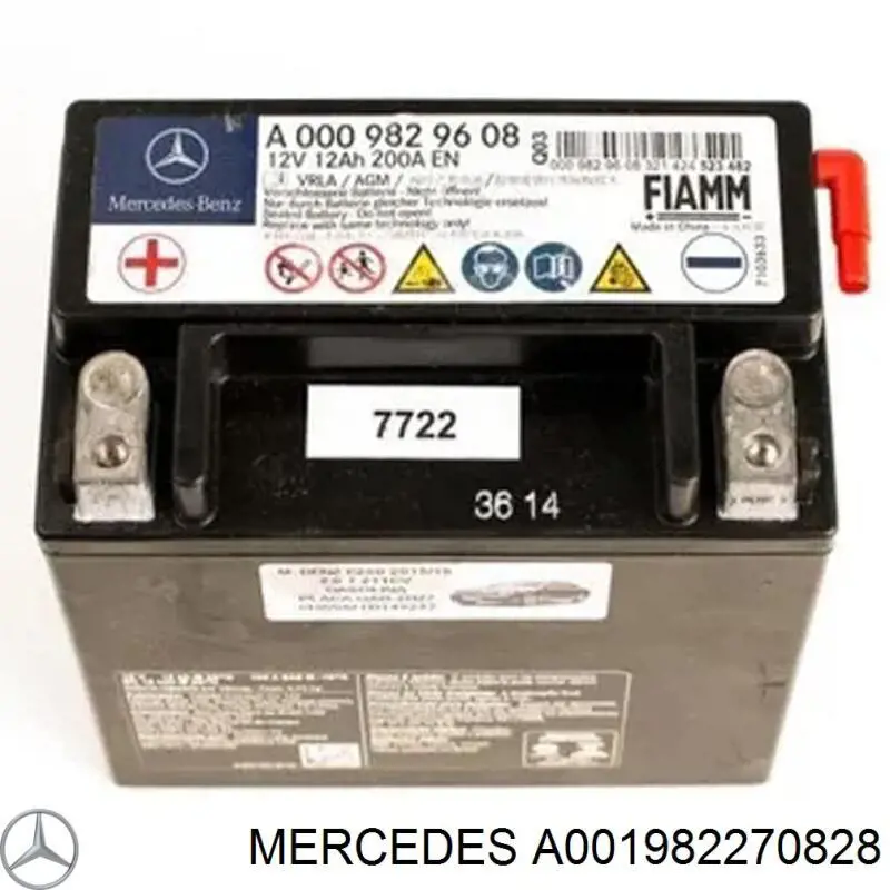 Bateria (akumulator) Mercedes A001982270828 cena, od 28,08 USD