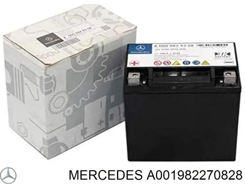 Do koszyka A001982270828 Mercedes Bateria (akumulator)