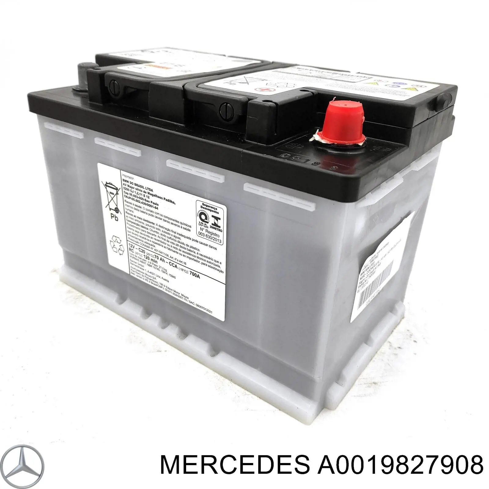 Bateria (akumulator) Mercedes A0019827908 cena, od 458,43 USD