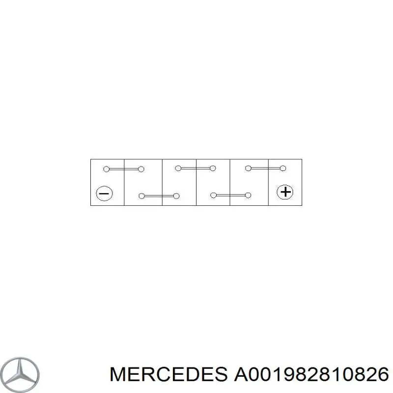 Do koszyka A001982810826 Mercedes Bateria (akumulator)