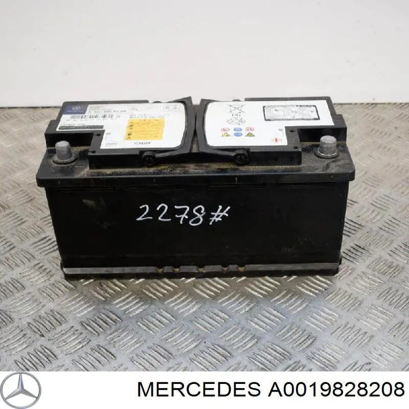 Bateria (akumulator) Mercedes A0019828208 cena, od 199,50 USD