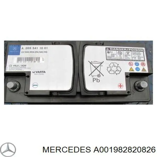 A001982820826 Mercedes Bateria (akumulator)