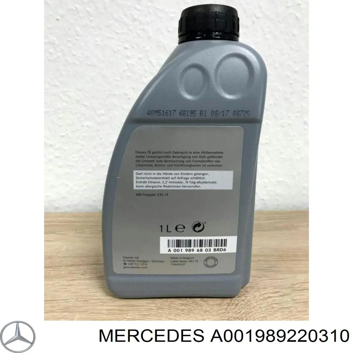 Olej przekładniowy Mercedes A001989220310 cena, od 18,63 USD