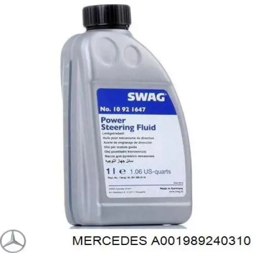 Płyn hydraulicznego układu wspomagania A001989240310 Mercedes