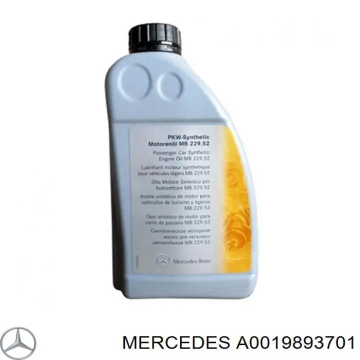 Do koszyka A0019893701 Mercedes Olej do silnika