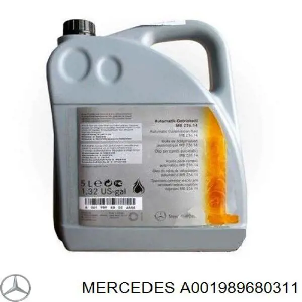 Olej przekładniowy Mercedes A001989680311 cena, od 76,93 USD