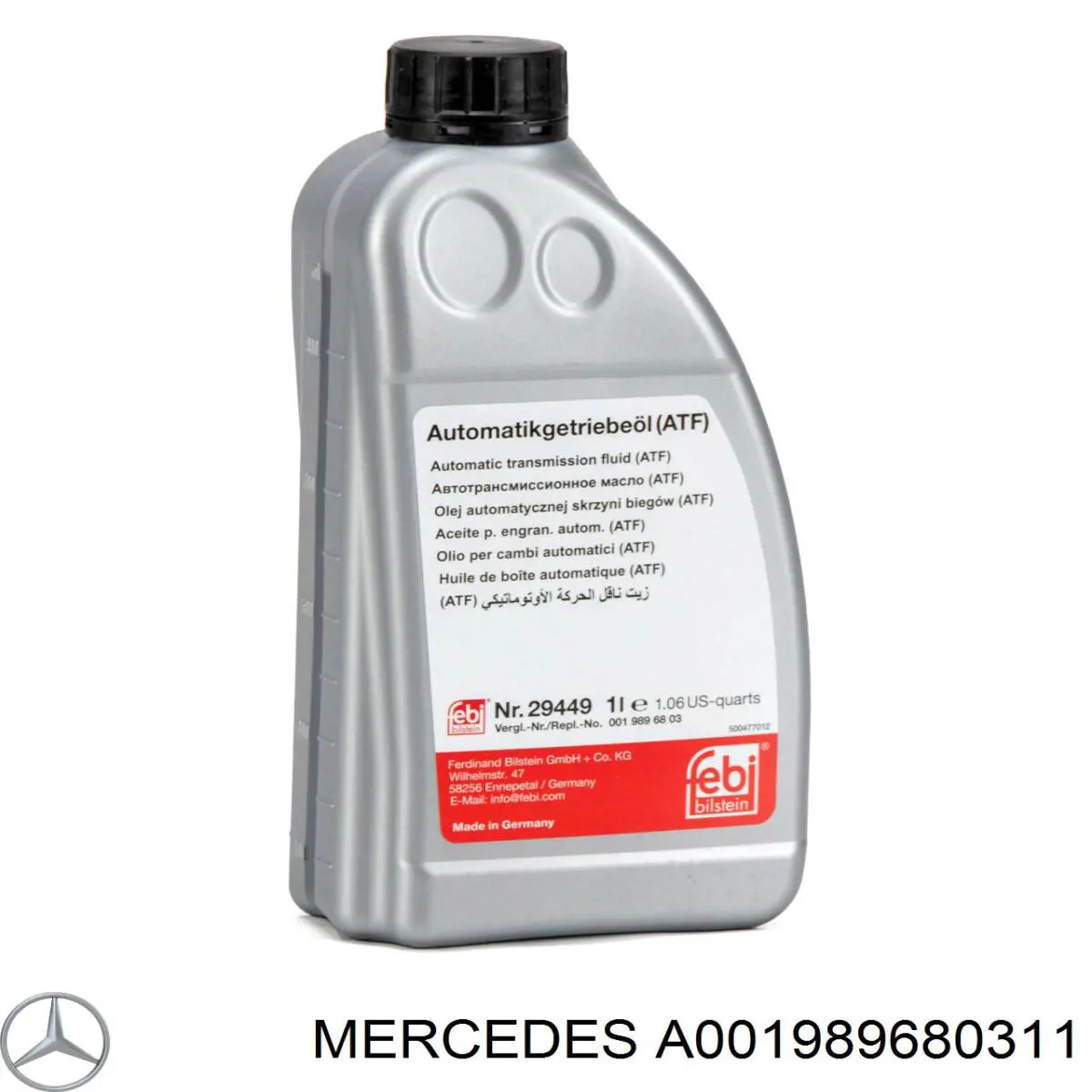 A001989680311 Mercedes Olej przekładniowy
