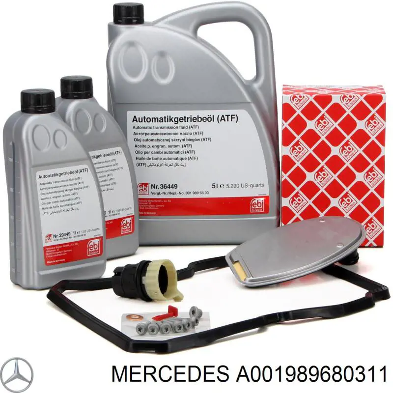 Olej przekładniowy Mercedes A001989680311