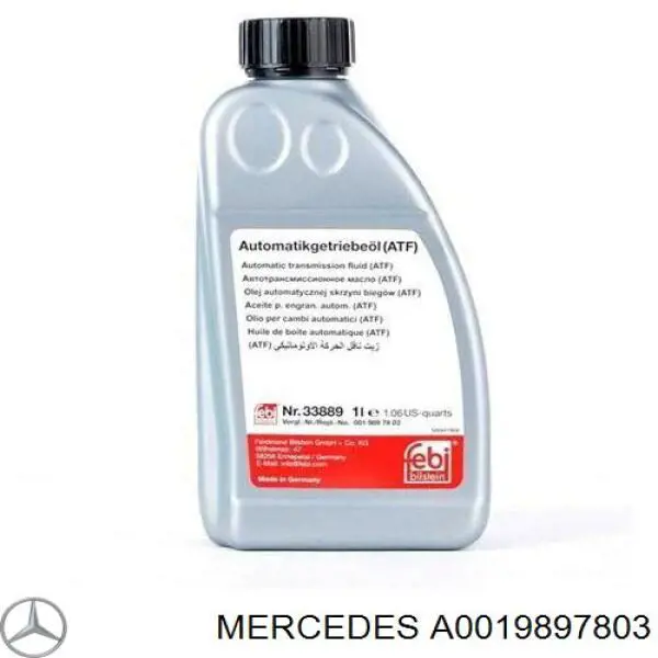 Do koszyka A0019897803 Mercedes Olej przekładniowy