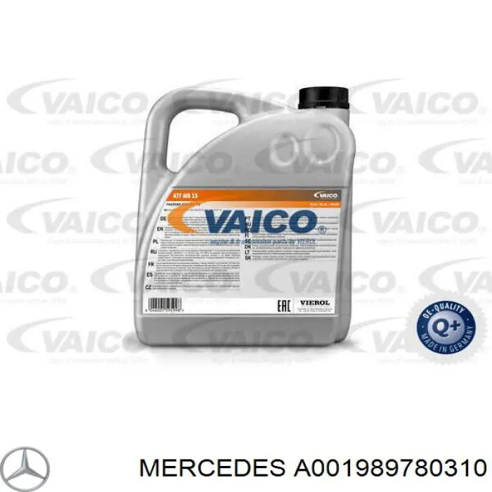 Olej przekładniowy A001989780310 Mercedes