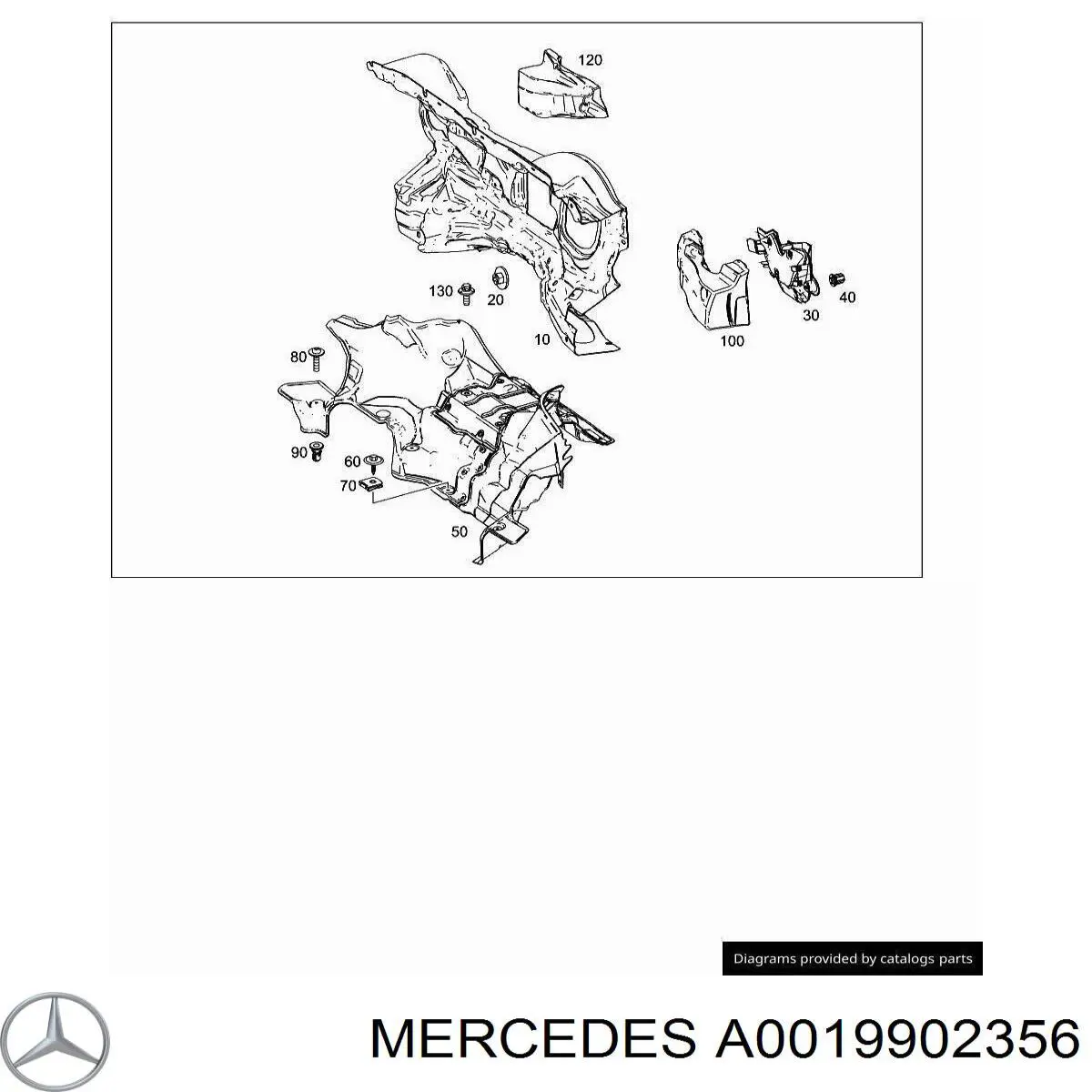 Nakrętka podkręcana pod śrubę samowiercącą Mercedes A0019902356 cena, od 1,03 USD