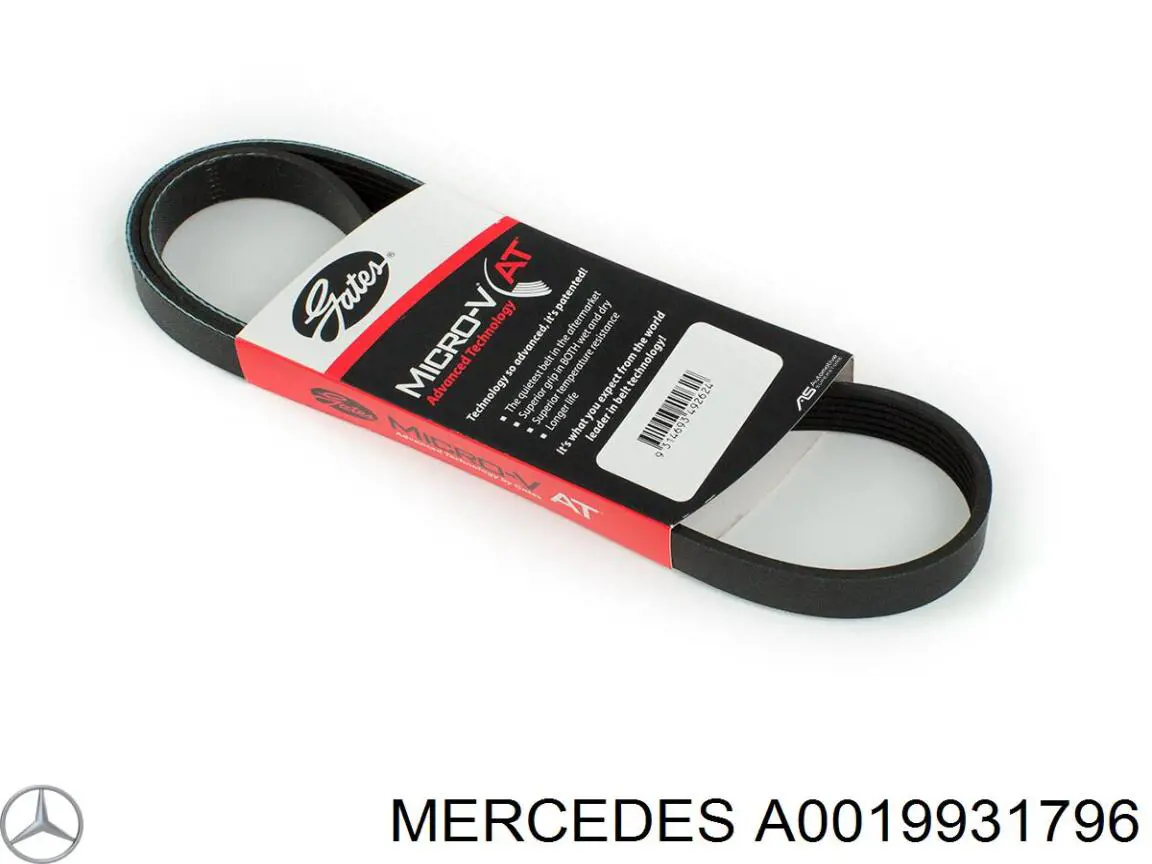 Do koszyka A0019931796 Mercedes Pas napędowy mechanizmów