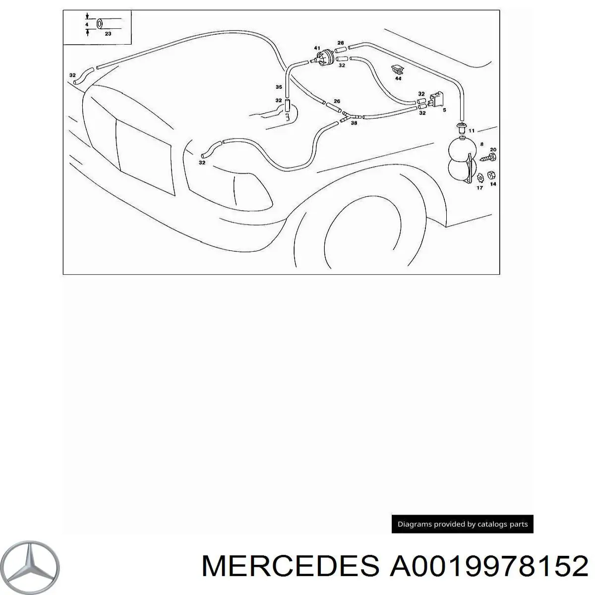 Króciec powietrza, przepływomierz Mercedes A0002760030 cena, od 39,66 USD