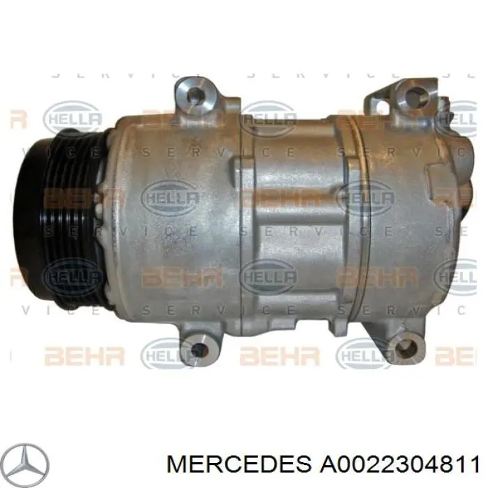 Sprężarka klimatyzacji Mercedes A0022304811 cena, od 280,92 USD