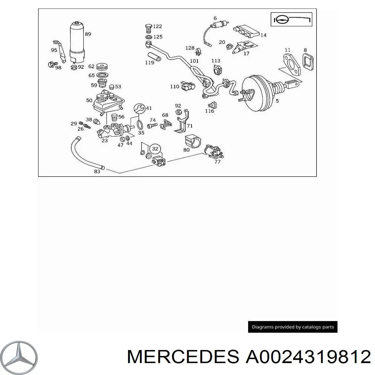 0265217003 Mercedes sterownik abs hydrauliczny