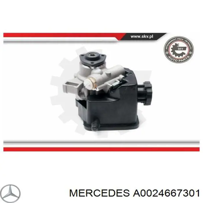 A0024667301 Mercedes Pompa wspomagania hydraulicznego kierownicy