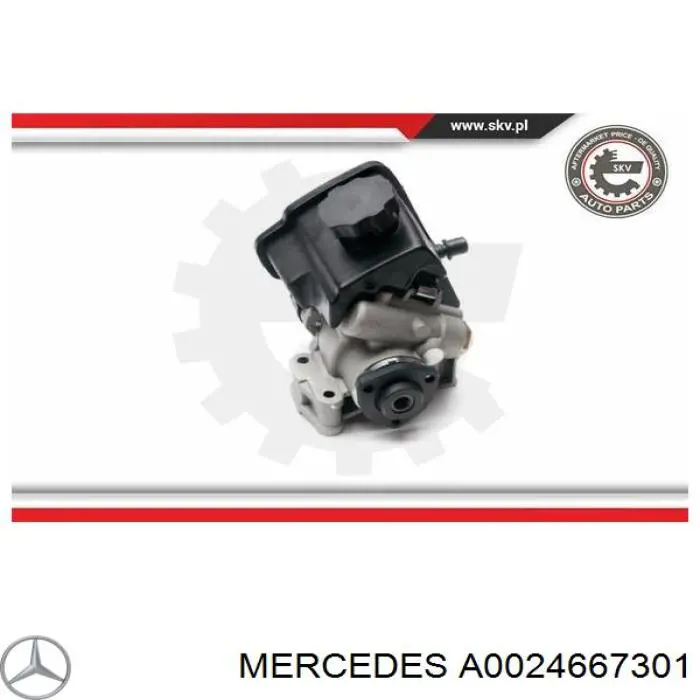 Pompa wspomagania hydraulicznego kierownicy Mercedes A0024667301 cena, od 120,04 USD