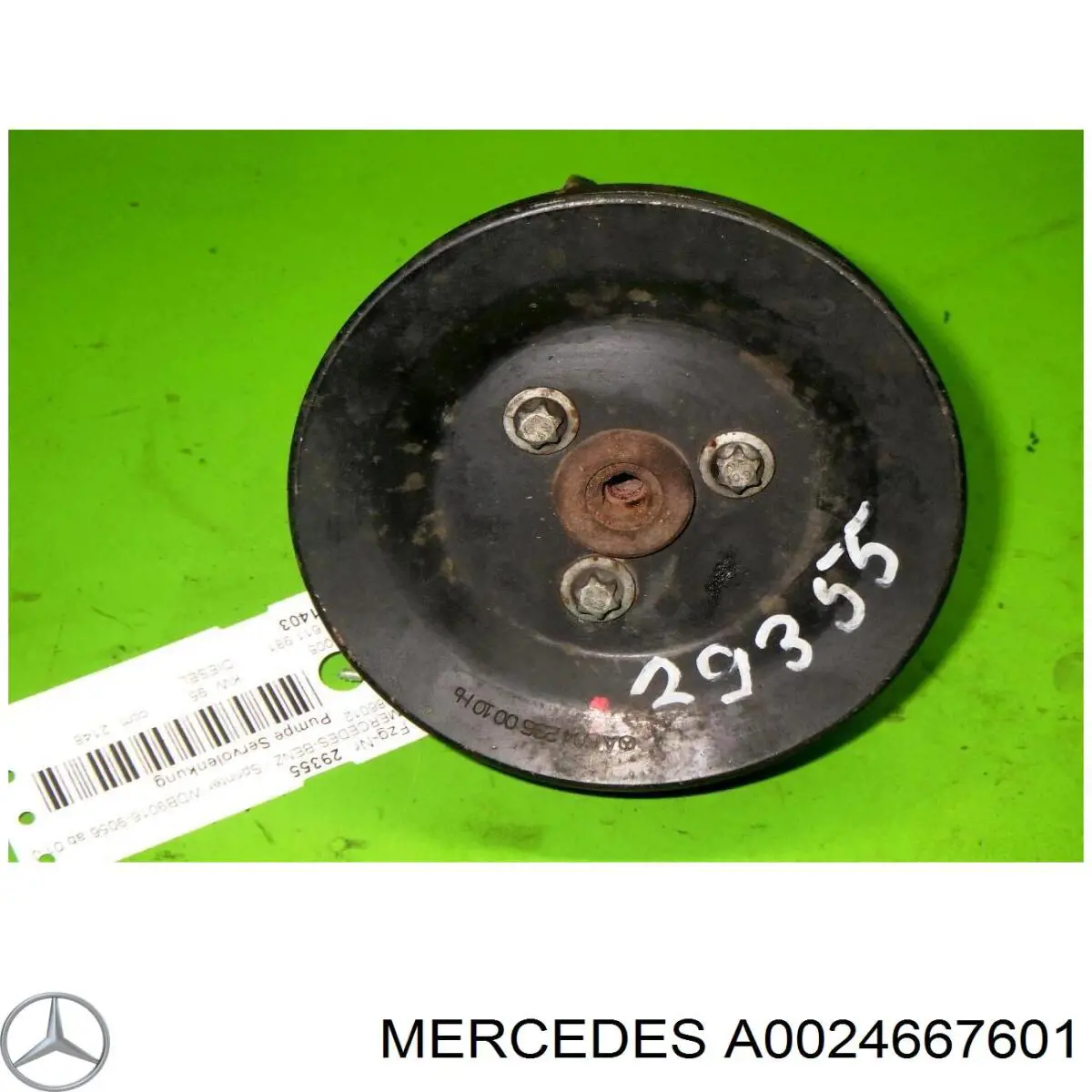 A0024667601 Mercedes pompa wspomagania hydraulicznego kierownicy