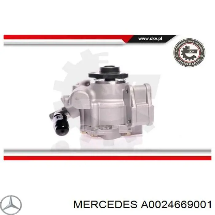 Pompa wspomagania hydraulicznego kierownicy Mercedes A0024669001 cena, od 126,99 USD
