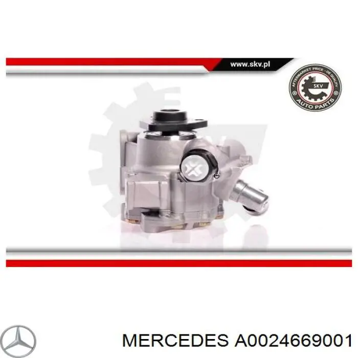 A0024669001 Mercedes Pompa wspomagania hydraulicznego kierownicy