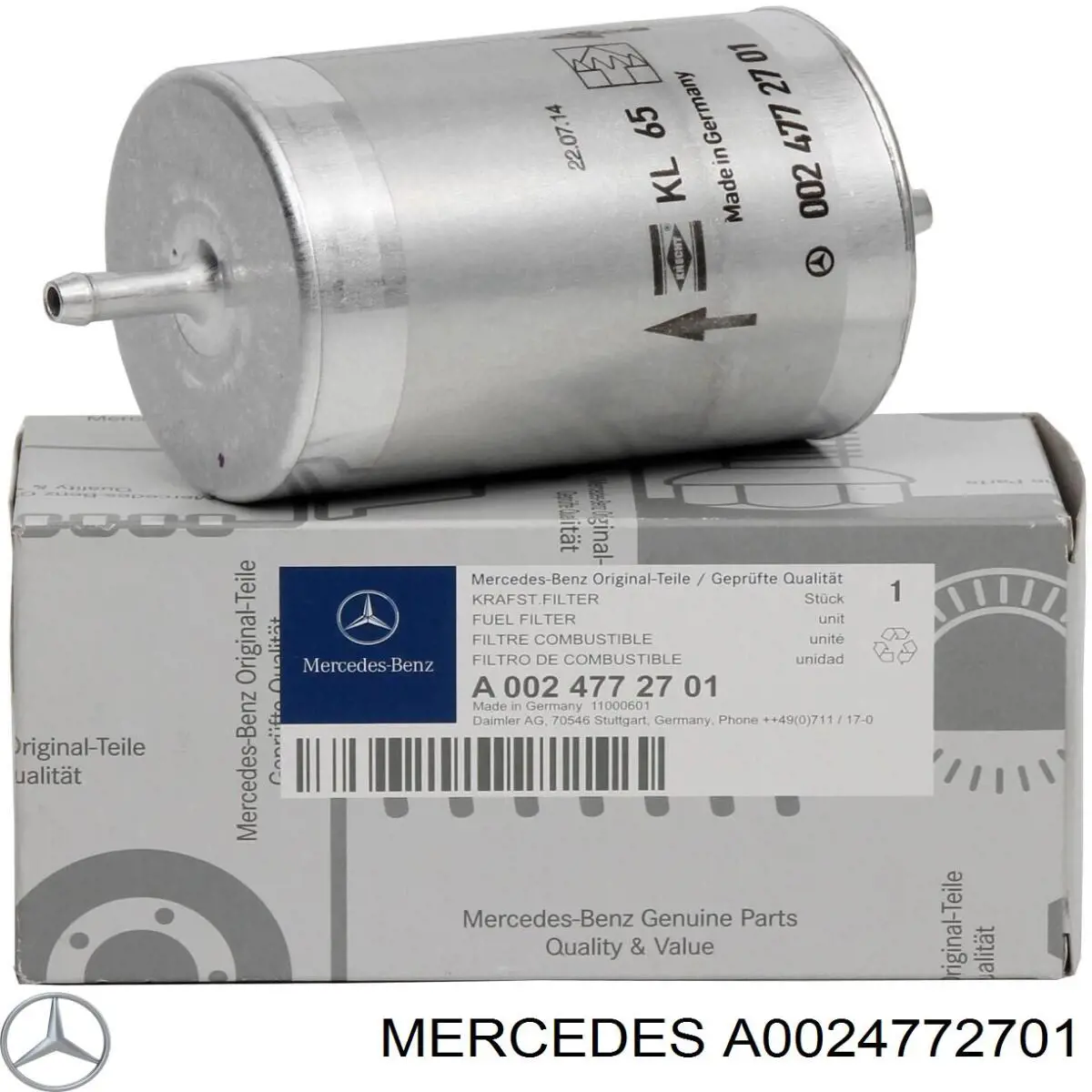 Filtr paliwa Mercedes A0024772701 cena, od 18,00 USD