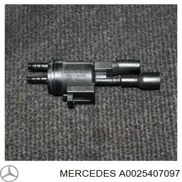 A0025407097 Mercedes zawór elektromagnetyczny regulacji klapy egr