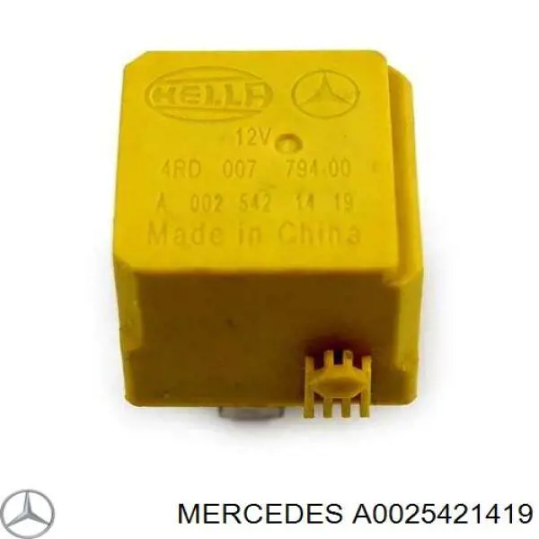 Elektryczne przekaźnik wielofunkcyjne Mercedes A0025421419 cena, od 21,26 USD