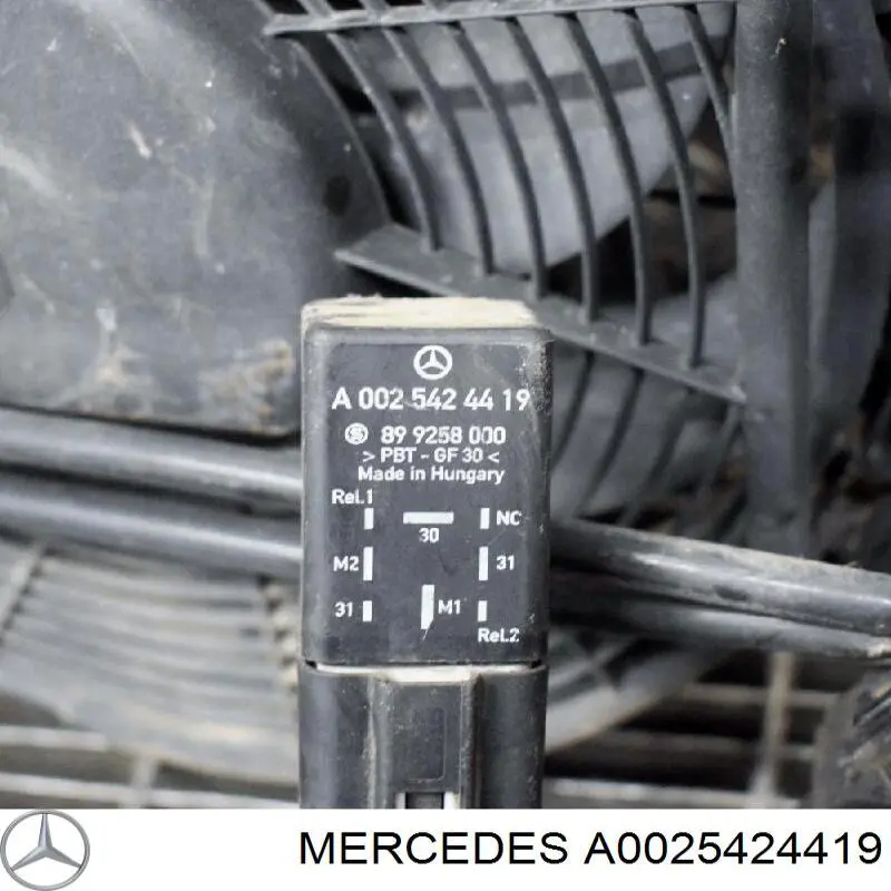 Przekaźnik wentylatora Mercedes A0025424419 cena, od 129,00 USD