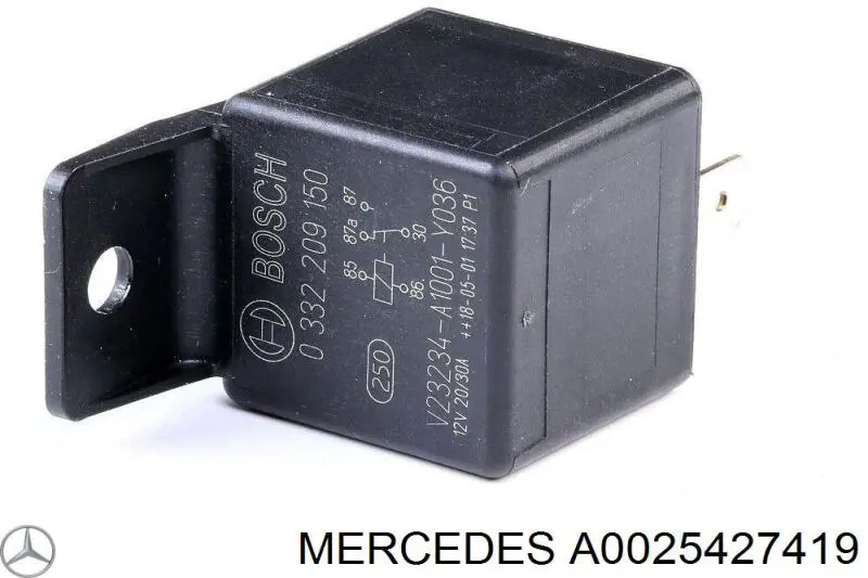 A0025427419 Mercedes elektryczne przekaźnik wielofunkcyjne