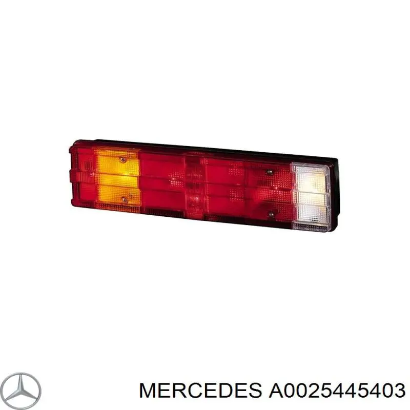 Do koszyka A0025445403 Mercedes Lampa zespolona tylna prawa