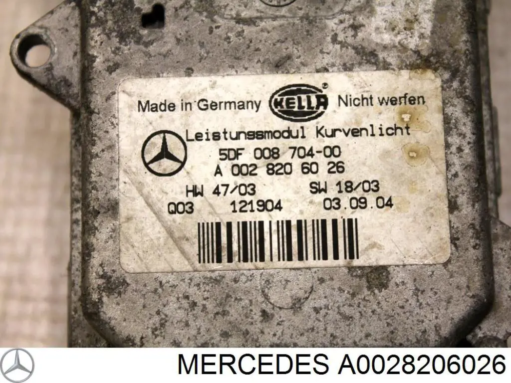 Sterownik świateł reflektorów Mercedes A0038205126 cena, od 73,21 USD