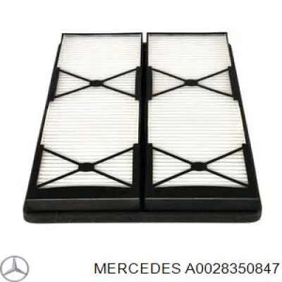 Do koszyka A0028350847 Mercedes Filtr kabiny