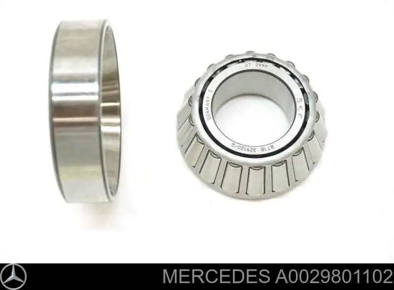 Do koszyka A0029801102 Mercedes Łożysko końcówki mostu tylnego zewnętrzne