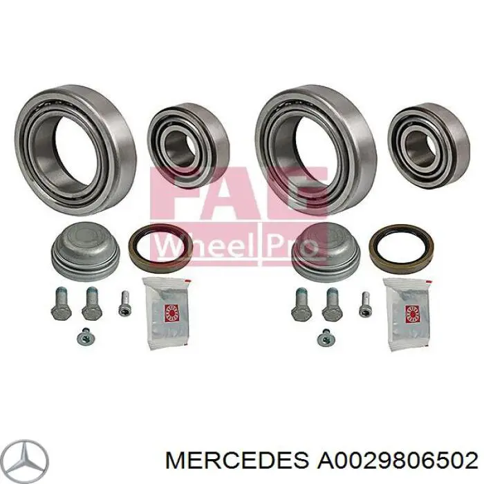 Łożysko zewnętrzne piasty przedniej Mercedes A0029806502 cena, od 18,97 USD