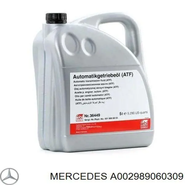 Do koszyka A002989060309 Mercedes Olej przekładniowy