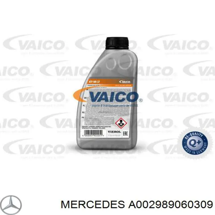Olej przekładniowy A002989060309 Mercedes